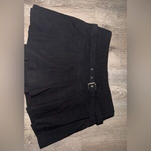 ZARA Black Mini Skort M